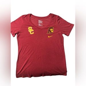 NIKE USC Trojans Women's V Neck L